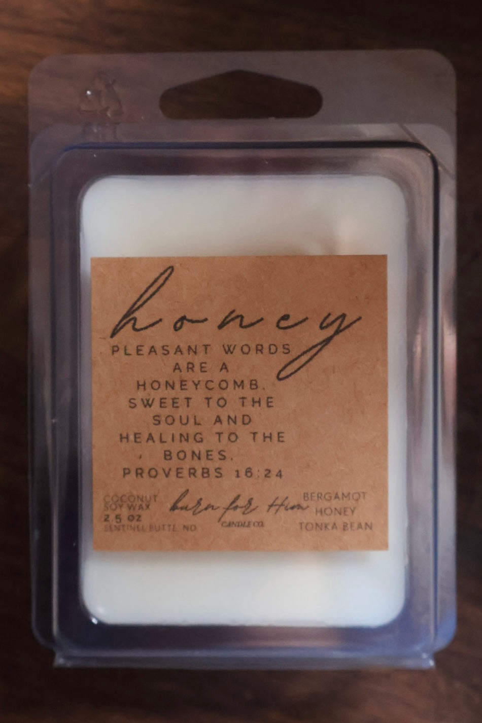 HONEY Proverbs 16:24 Wax Melt