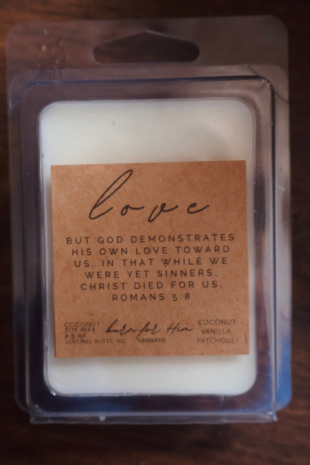 LOVE Romans 5:8 Wax Melt