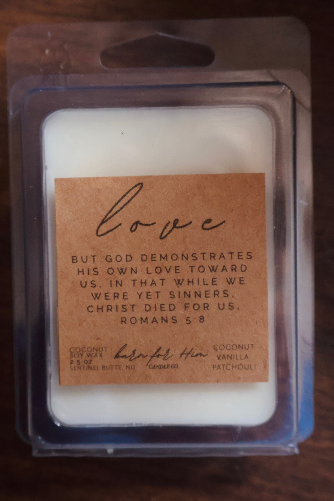 LOVE Romans 5:8 Wax Melt