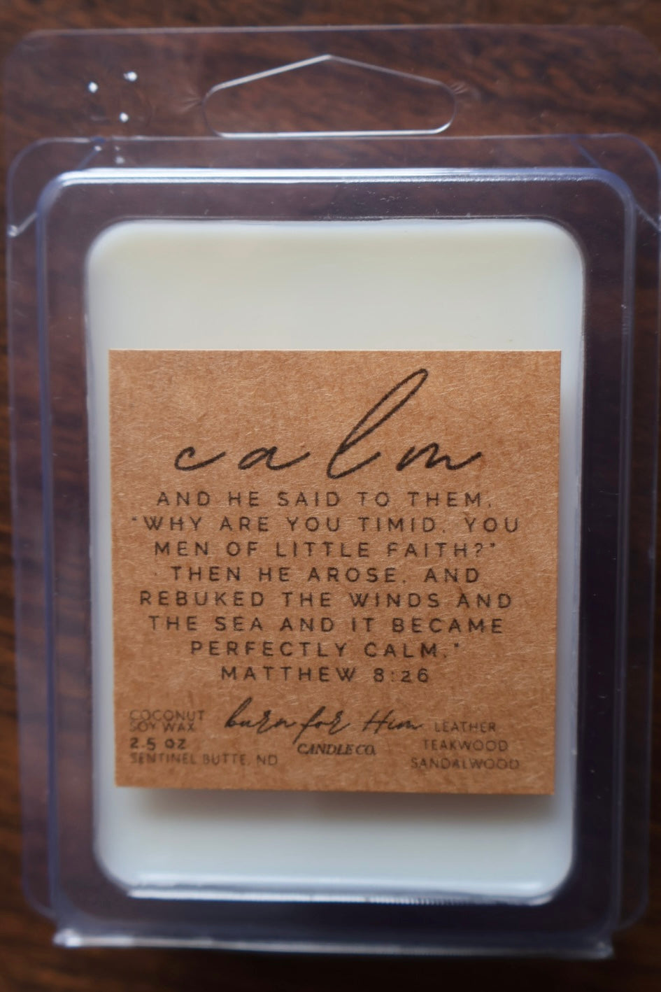 CALM Matthew 8:26 Wax Melt