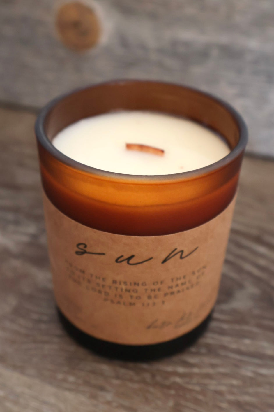SUN Psalm 113:3 Candle