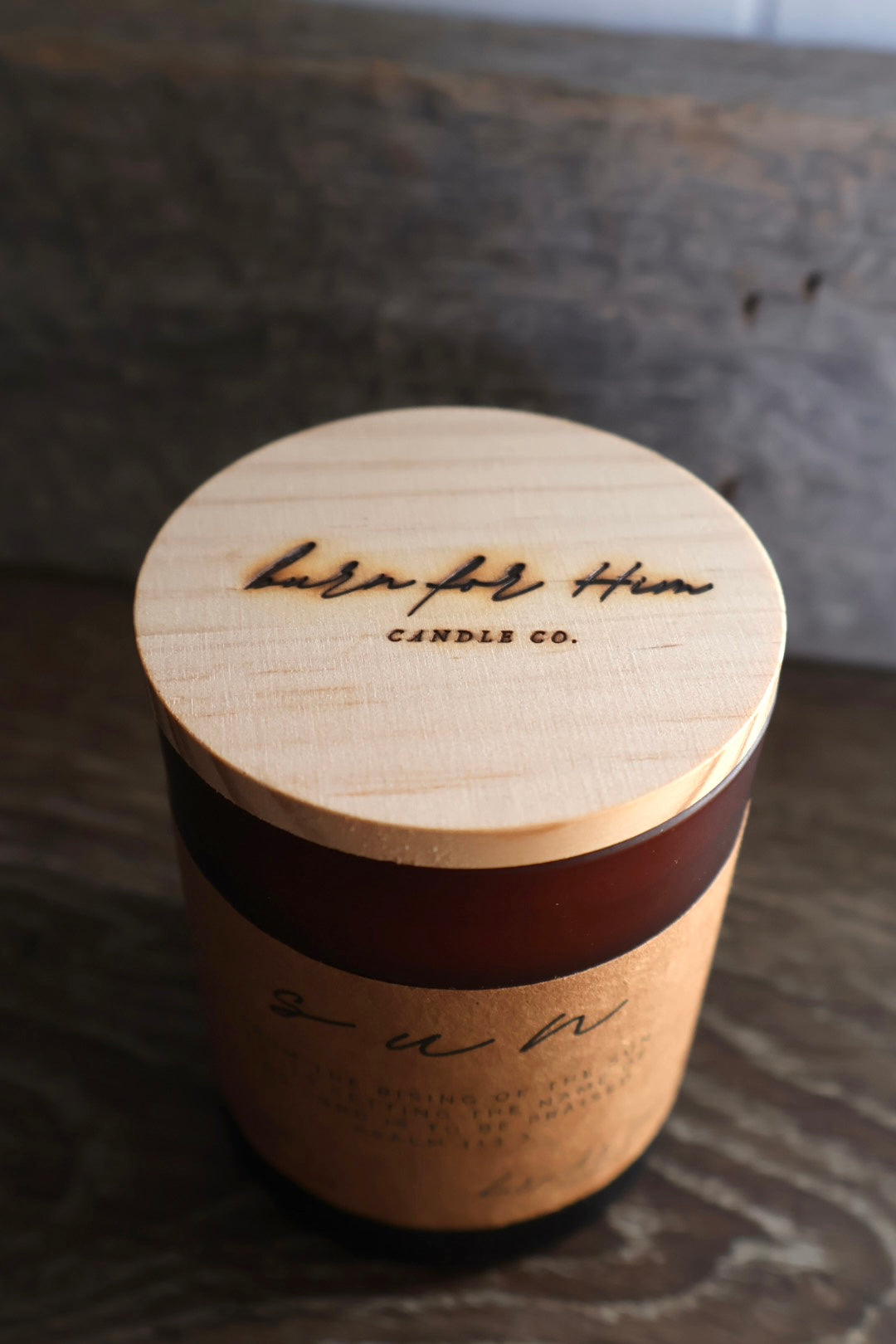 SUN Psalm 113:3 Candle