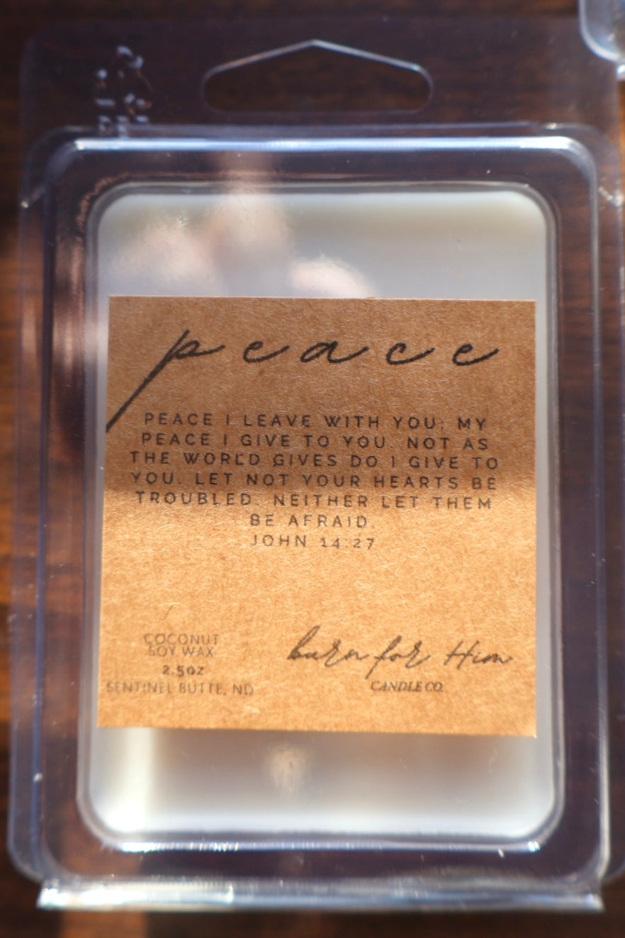 PEACE John 14:27 Wax Melt