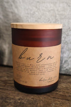 BURN Jeremiah 20:9 Candle