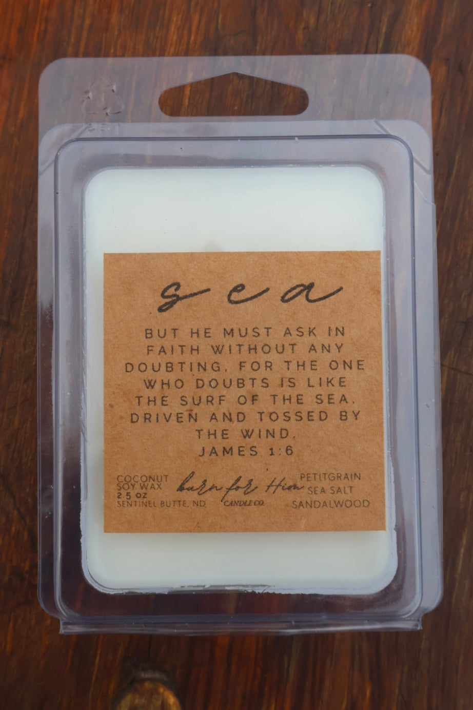 SEA James 1:6 Wax Melt