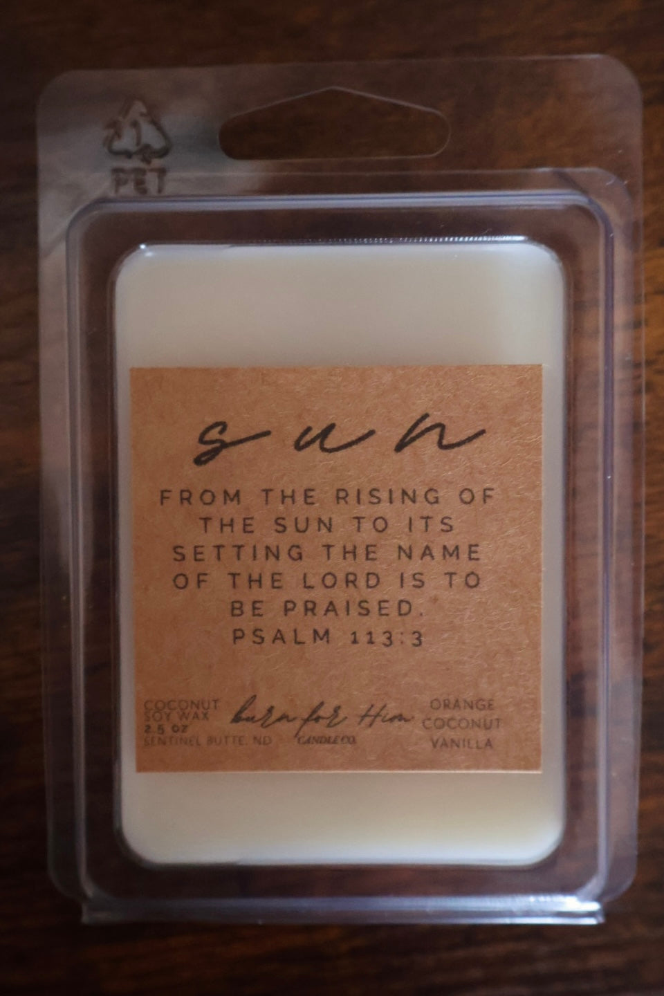 SUN Psalm 113:3 Wax Melt