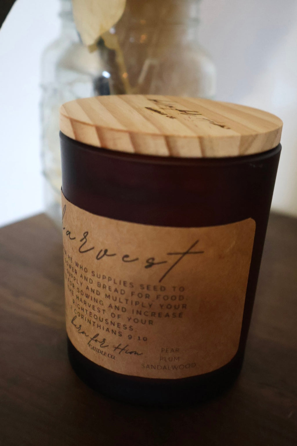 HARVEST 2 Corinthians 9:10 Candle