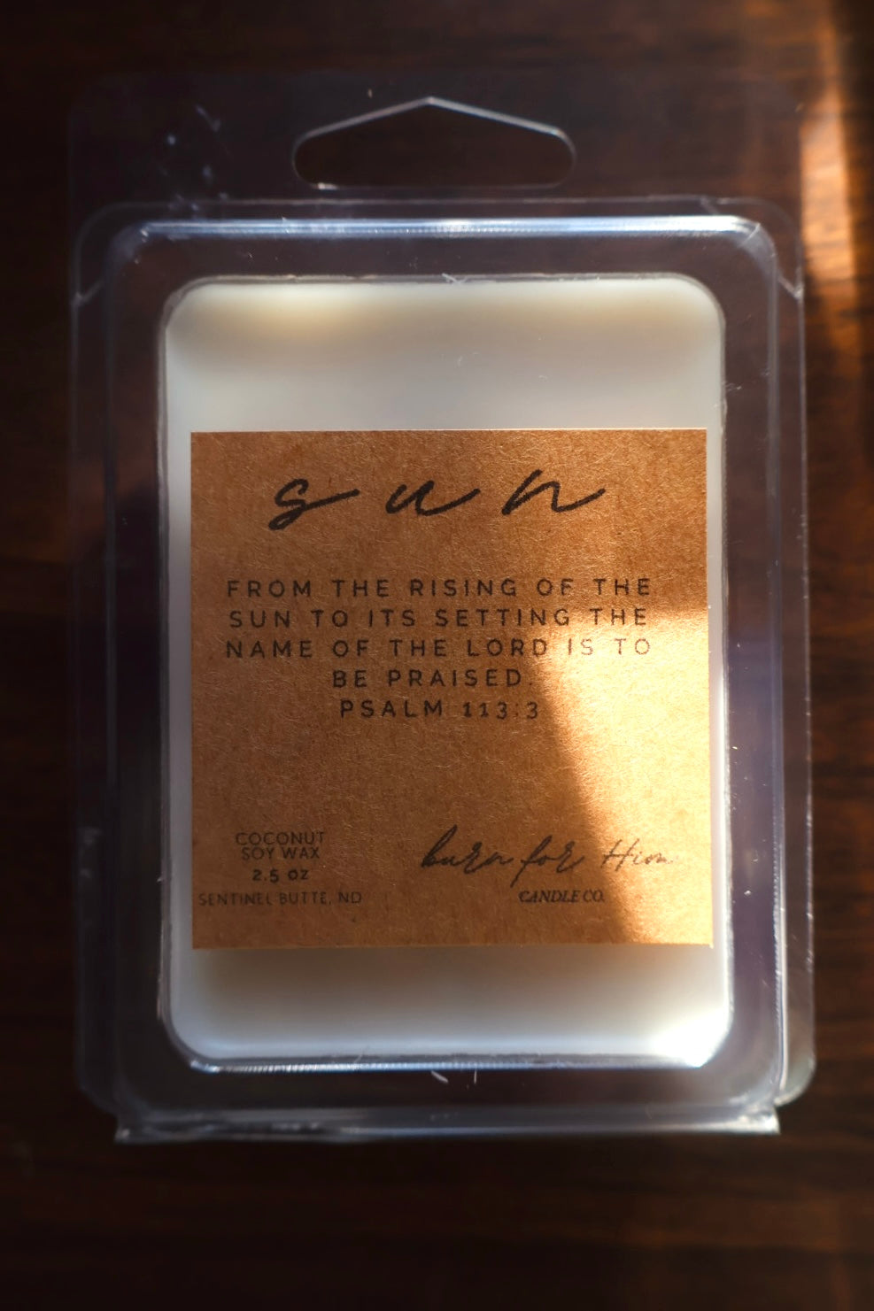 SUN Psalm 113:3 Wax Melt