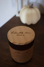 THANKFUL Psalm 118:1 Candle