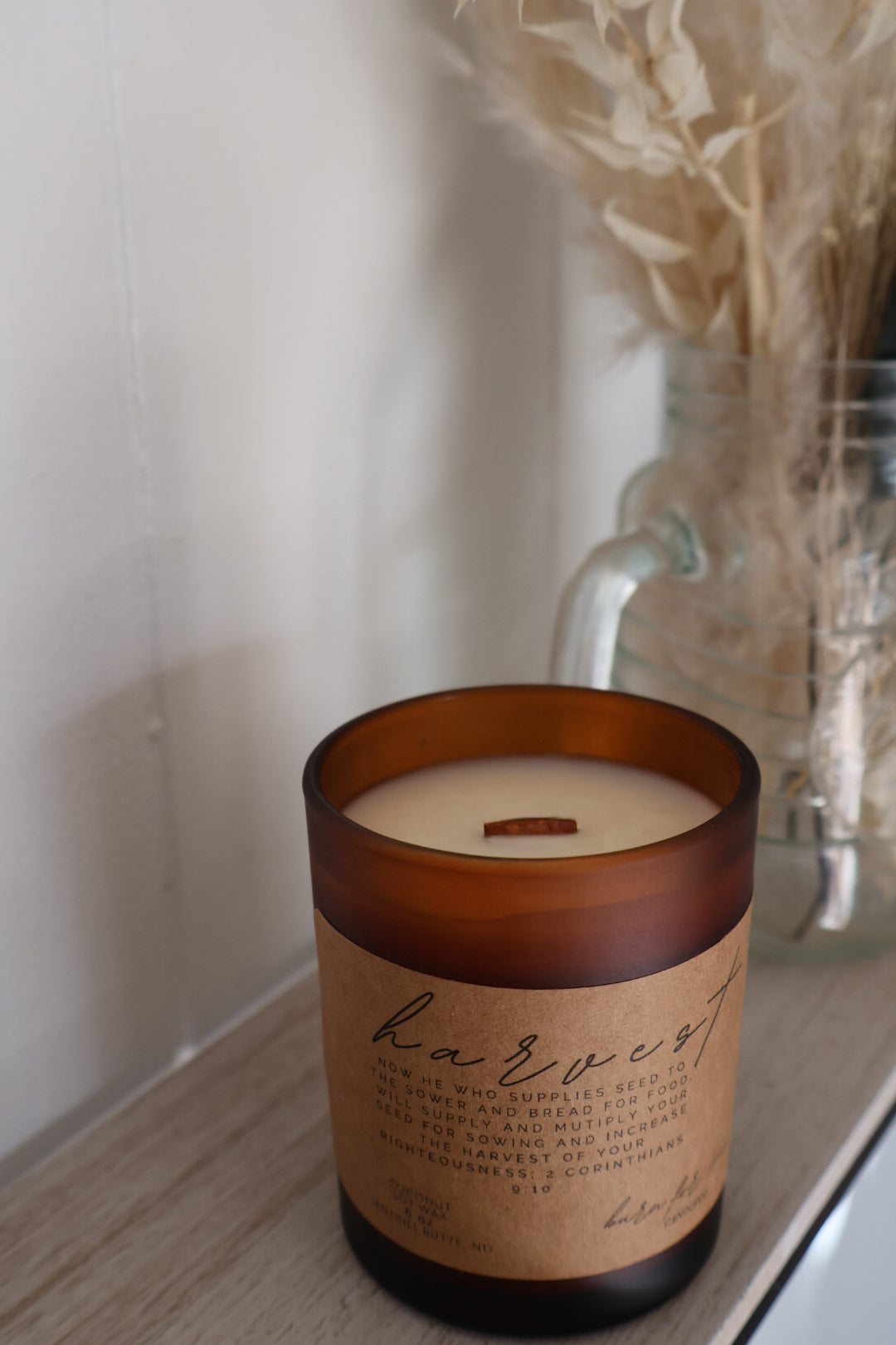 HARVEST 2 Corinthians 9:10 Candle